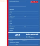 Herlitz Formularbuch Fahrtenbuch A5 602 32 Blatt