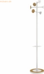 Unilux Garderobenst&auml;nder BORA BAMBOO 400153729 178cm 6 Haken wei&szlig;