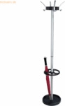Kerkmann Garderobe Public 4/8 H&ouml;he 176cm alusilber/schwarz