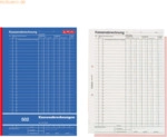 5 x Herlitz Formularbuch Kassenabrechnung A4 502 2x50 Blatt