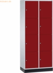 CP Schlie&szlig;fachschrank 8470202 S10142 8 F&auml;cher 1950x820x500mm lichtgrau
