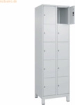 CP Schlie&szlig;fachschrank Classic PLUS 2x5 F&auml;cher 1950x600x500mm lichtgrau