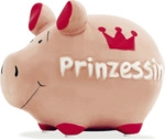 3 x KCG Spardose Schwein -Prinzessin- - Keramik klein.