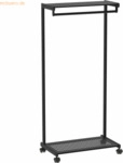Maul Reihengarderobe Maulbolero Kleiderstange 74cm Hutablage schwarz