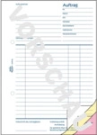 Avery Zweckform Formularbuch Auftrag A5 3x40 Blatt