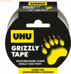 6 x Uhu Fixierband Grizzly Tape PE 49mmx25m silber