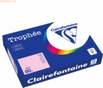 5 x Clairefontaine Kopierpapier 1973PC A4 80g rosa 500 Blatt