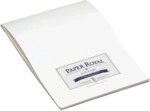 R&ouml;ssler Papier Paper Royal Briefblock - DIN A4 40 Blatt wei&szlig; geripptes