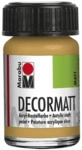 Marabu Decormatt Acryl - Metallic-Gold 784 15 ml.