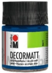 Marabu Decormatt Acryl - Dunkelblau 053 50 ml.