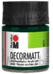 Marabu Decormatt Acryl - Tannengr&uuml;n 075 50 ml.