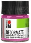 Marabu Decormatt Acryl - Pink 033 50 ml.