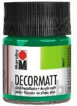 Marabu Decormatt Acryl - Saftgr&uuml;n 067 50 ml.