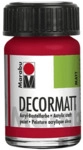 Marabu Decormatt Acryl - Kirschrot 031 15 ml.