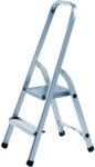 Alco Haushaltsleiter aus Aluminium 2-stufig H&ouml;he 104cm silber