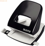 Leitz Locher 2,5mm mit Anschlagschiene schwarz in Blisterverpackung