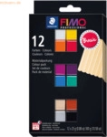 Staedtler Modelliermasse Fimo Professional -Basic Colours- farbig sort