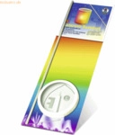 Ludwig B&auml;hr Laternen-Bastelset 4 Regenbogentransparentpapier 20x15,3cm