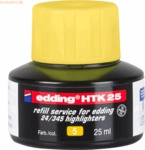 Edding Nachf&uuml;lltinte edding HTK 25 f&uuml;r edding Highlighter 25ml gelb