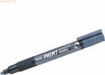12 x Pentel Lackmarker 2,0mm Rundspitze grau