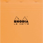 Rhodia Notizblock Le Carre quadratisch 21x21cm 80 Blatt 80g kariert or