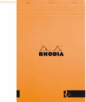 Rhodia Notizblock Nr. 19 A4+ 21x31,8cm 80 Blatt 80g kariert orange