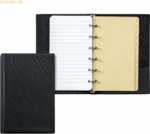 Brunnen Ringbuch A7 Kunstleder 6 Ringe 10mm incl. Einlage schwarz