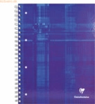 Clairefontaine Spiralnotizblock 82123C DIN A4 90g 80 Blatt kariert wei