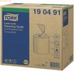 4 x Tork Reinigungst&uuml;cher fusselarm W10 1-lagig 16,5x30cm t&uuml;rkis 4x200