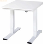 Rau Werktisch 750x1000x720-1120mm elektrisch M-Platte 22mm lichtgrau
