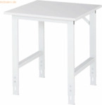 Rau Arbeitstisch 750x800x760-1080 M-Platte 22mm lichtgrau
