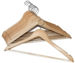 Kleiderb&uuml;gel - Holz 8 St&uuml;ck.