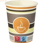 Papstar Trinkbecher Coffee To Go 90128 0,2l braun 50 St&uuml;ck