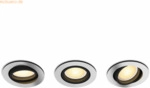 Signify Philips Hue White Amb.Milliskin Einbausp 3flg alum 3x350lm