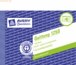 10 x Avery Zweckform Formularbuch Quittung A6 quer VE=100 Blatt