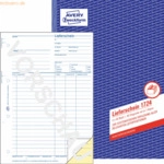 5 x Avery Zweckform Formularbuch Lieferschein A4 selbstdurchschreibend