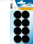 Herma Filzgleiter schwarz 28 mm VE=8 St&uuml;ck