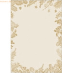 Sigel Weihnachtspapier A4 90g 100 Blatt Golden Christmas
