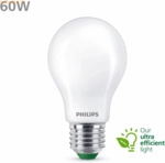 Signify Philips Classic LED Filament-Lampe Milchglas 60 W A60 E27 3P.