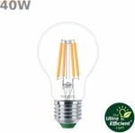 Signify Philips Classic LED-A-Label Lampe 40W E27 Klar warmws 3er Pack