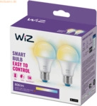 Signify WiZ White Lampe E27 Tunable 60W matt Zweierpack