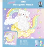 Ludwig B&auml;hr Moosgummi Mosaik Glitter Kittycorn