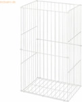 Satino Abfallsammler 330110 Draht gro&szlig; 60 Liter wei&szlig;