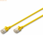 Assmann DIGITUS CAT 6A F-FTP SlimPatchk.,CU,LSZH AWG 32/7, 5m,Gelb