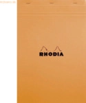 Rhodia Notizblock Nr. 18 A4 21x29,7cm 80 Blatt 80g kariert orange