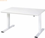 Rau Werktisch 1500x1000x720-1120mm elektrisch M-Platte 22mm lichtgrau