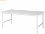 Rau Arbeitstisch 2000x1000x760-1080 M-Platte 22mm lichtgrau