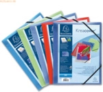 5 x Exacompta Eckspannmappe Kreacover A4 PP 500my farbig sortiert