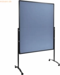 Legamaster Moderationswand Premium Plus 120x150cm klappbar Filz blaugr