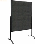 Legamaster Moderationswand Premium Plus 120x150cm klappbar Filz anthra